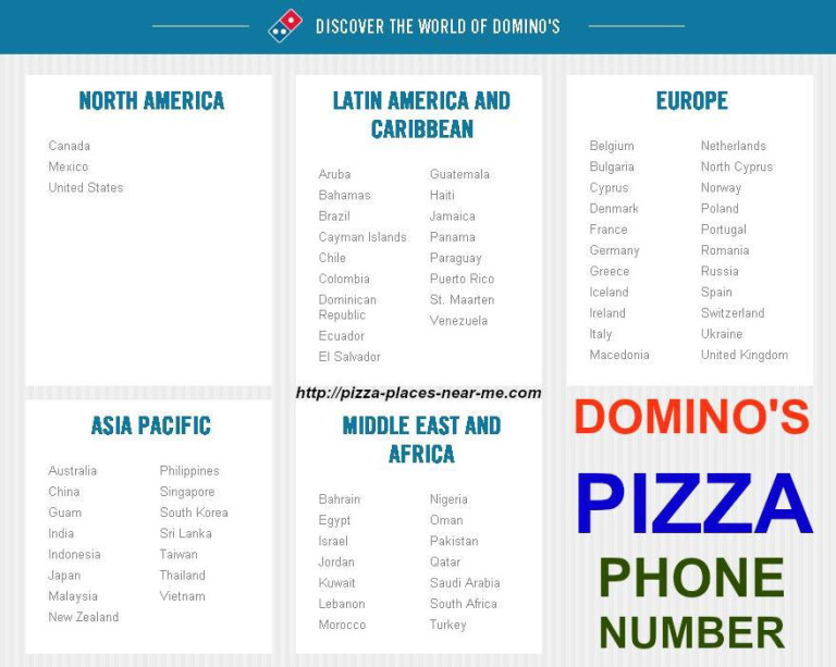 google call domino's pizza near me