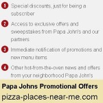 Papa Johns Coupons Promo Codes - Promotional Offers